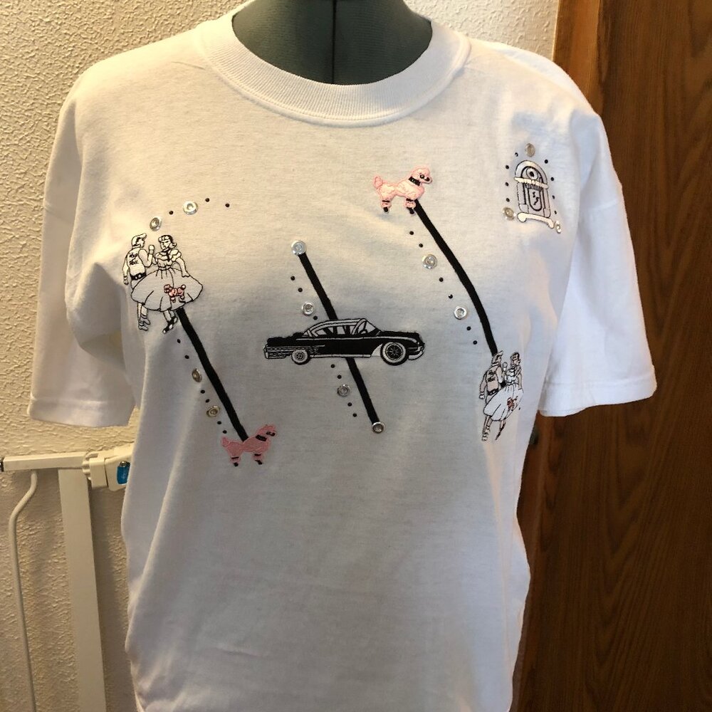 50'sCore White T-shirt